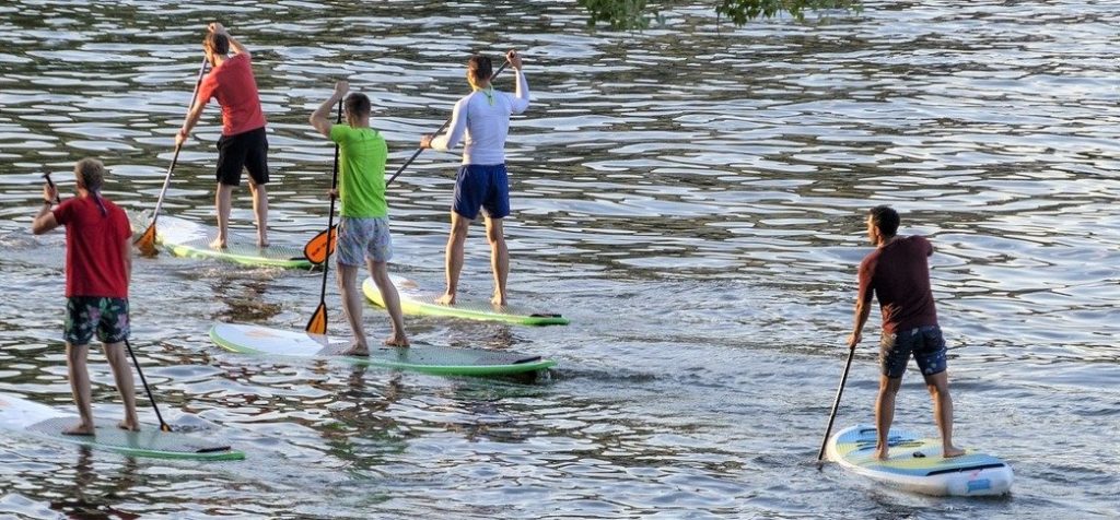 Betriebssport Stand up Paddling