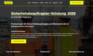 Sicherheitsbeauftragter - Arbeitssicherheit - Arbeitsschutz - Regensburg