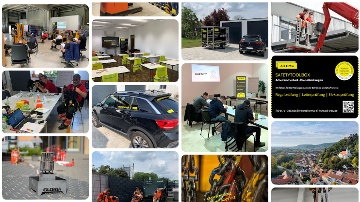 AD Crew SAFETYTOOLBOX - Arbeitssschutzt - Arbeitssicherheit - Brandschutz - Schulungen